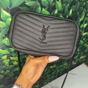 YVES SAINT LAURENT PURSE 100% AUTHENTIC YSL LEATHER SHOULDER BAG YSL PURSE